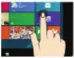 MEDION Akoya E1232T MD 99466 - Vingerbewegingen voor het touchscreen - 8