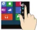MEDION Akoya E1232T MD 99466 - Vingerbewegingen voor het touchscreen - 2