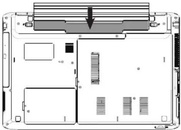MEDION Akoya P7632 MD 99444 - Mise en place de la batterie - 1