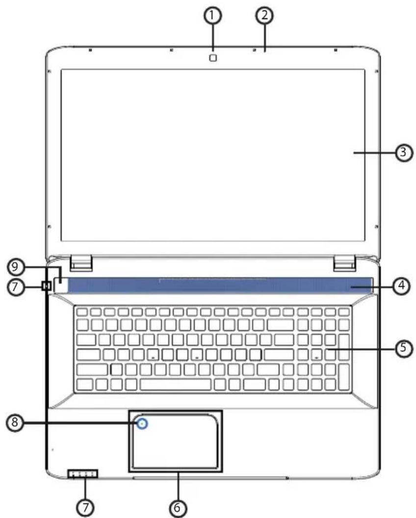 MEDION Akoya P7632 MD 99444 - Open Notebook - 1