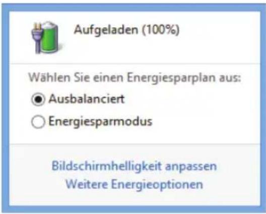 MEDION Akoya P7632 MD 99444 - Überprüfen der Akkuladung - 1