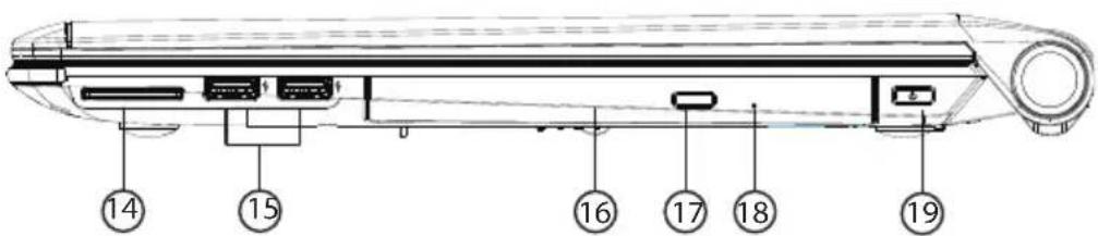 MEDION Akoya E6212T MD 99270 - Côté droit - 1