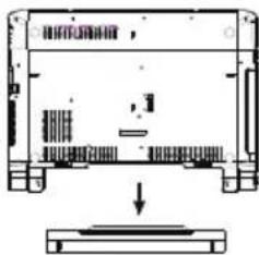 MEDION Akoya E6212T MD 99270 - Verwijdersen van de accu - 2