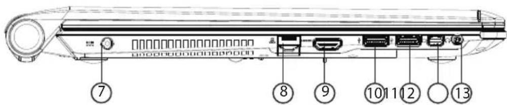 MEDION Akoya E6212T MD 99270 - Côté gauche - 1