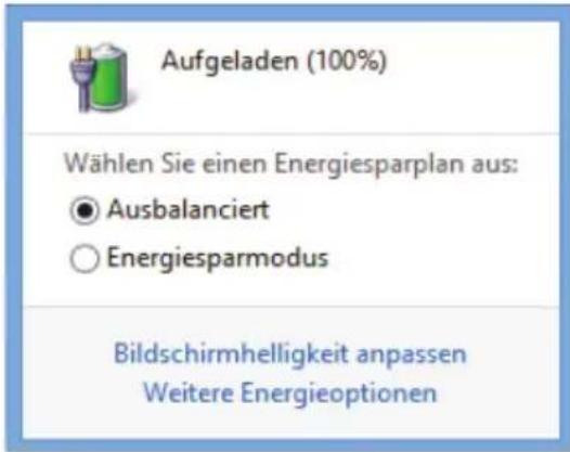 MEDION Akoya E6212T MD 99270 - Überprüfen der Akkuladung - 1