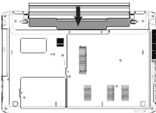MEDION Akoya E7226T MD 99310 - Mise en place de la batterie - 1