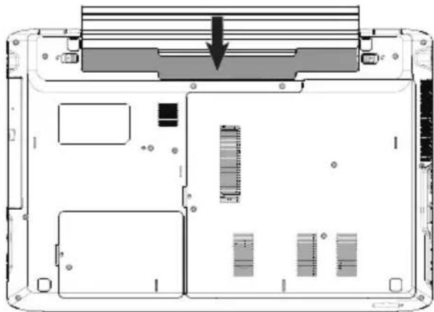 MEDION Akoya E7226T MD 99310 - Plaatsen van de.Accupack - 1