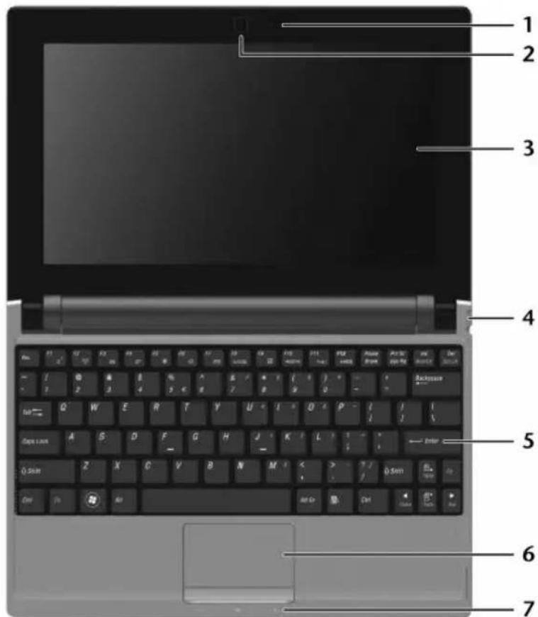 MEDION AKOYA E1228 MD 98720 - Geöffnetes Netbook - 1