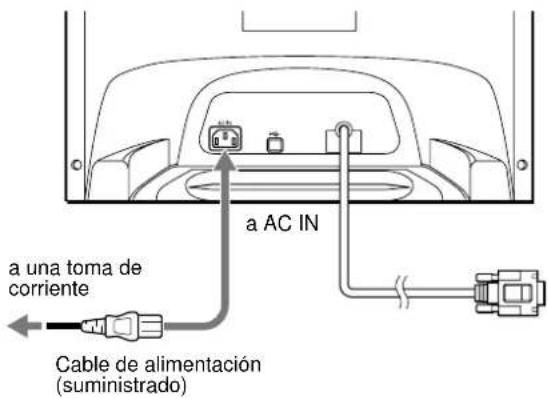 SONY HMDA420 - Paso 2: Conexión del cable de alimentación - 1