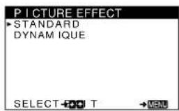 SONY HMDA420 - ② PICTURE EFFECT (page 9) - 1