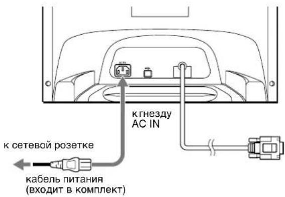 SONY HMDA420 - Шаг 2: Подключите кабель питания - 1