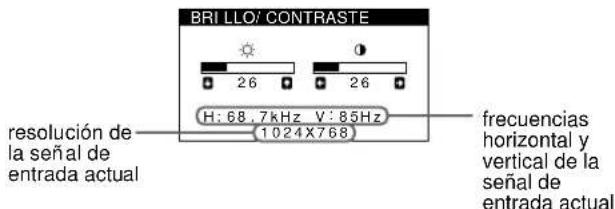 SONY HMDA420 - ■ Visualización de la señal de entrada actual - 1