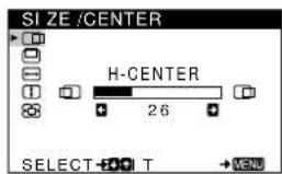SONY HMDA420 - Navigating the menu - 4