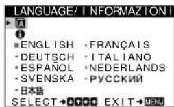 SONY HMDA420 - LANGUAGE/ INFORMAZIONI (page 7, 14) - 1