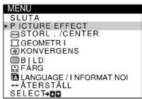 SONY HMDA420 - Välja språk för menyerna på skärmen (LANGUAGE/INFORMATION) - 2