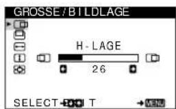 SONY HMDA420 - GRÖSSE/BILDLAGE (Seite 10) - 1