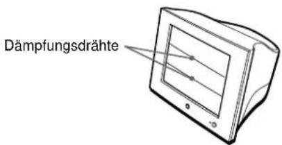 SONY HMDA420 - Wenn auf dem Bildschirm dünne Linien (Dämpfungsdrähte) erscheinen - 1