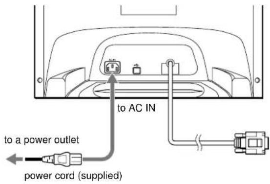 SONY HMDA420 - Step 2: Connect the power cord - 1