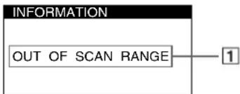 SONY HMDA230 - On-screen messages - 1
