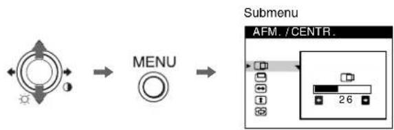 SONY CPDE230 - Het menu gebruiken - 2