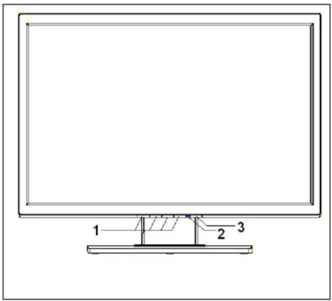 FUJITSU B24W5 ECO - Mettre le moniteur sous/hors tension - 1