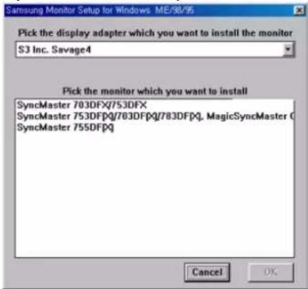 SAMSUNG SyncMaster 191N - Windows ME - 1