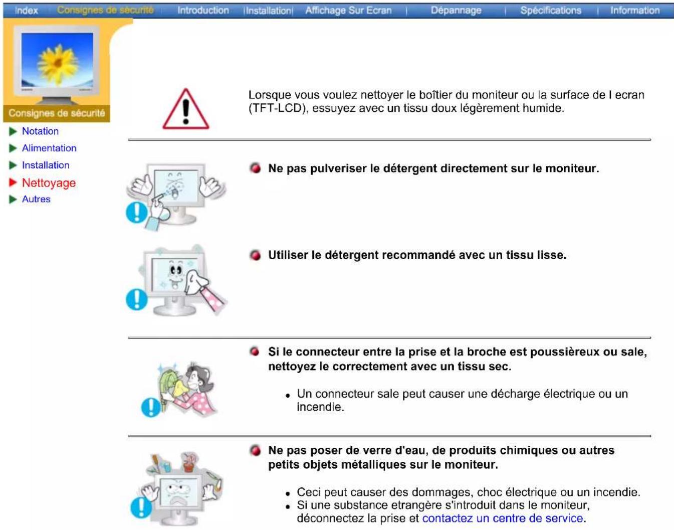 SAMSUNG SyncMaster 191N - Conventions de Notation - 16