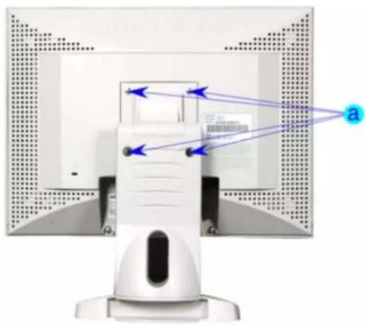 SAMSUNG SyncMaster 191N - Monter la base - 3