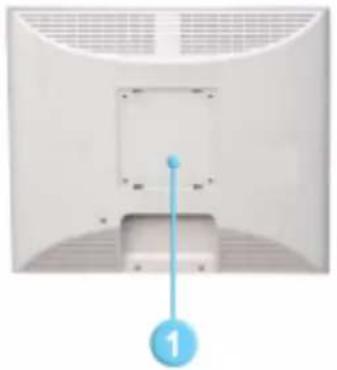 SAMSUNG SyncMaster 152V - Anbringen eines FuBes - 1