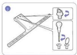 SAMSUNG U28E570D - Fixation du socle - 5