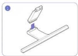 SAMSUNG U28E570D - Fixation du socle - 1