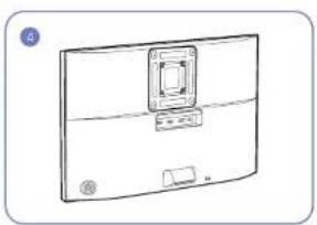 SAMSUNG U28E570D - Installation d'un support mural ou de bureau - 4