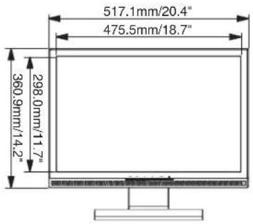 IIYAMA ProLite E2200WS - DANE TECHNICZNE - 9
