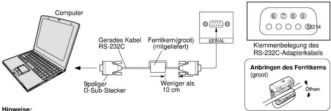 YAMAHA PDM1 - Anschluß an die SERIAL-Buchsen - 1