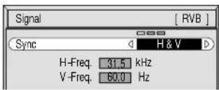 YAMAHA PDM1 - Affichage des menus sur l'écran avec la télécommande - 6