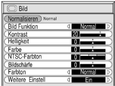 YAMAHA PDM1 - Die einzelnen einzustellenden Punkte wählen. - 2