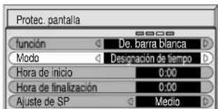YAMAHA PDM1 - Establecimiento del tiempo de activación de Protec. Pantalla - 2
