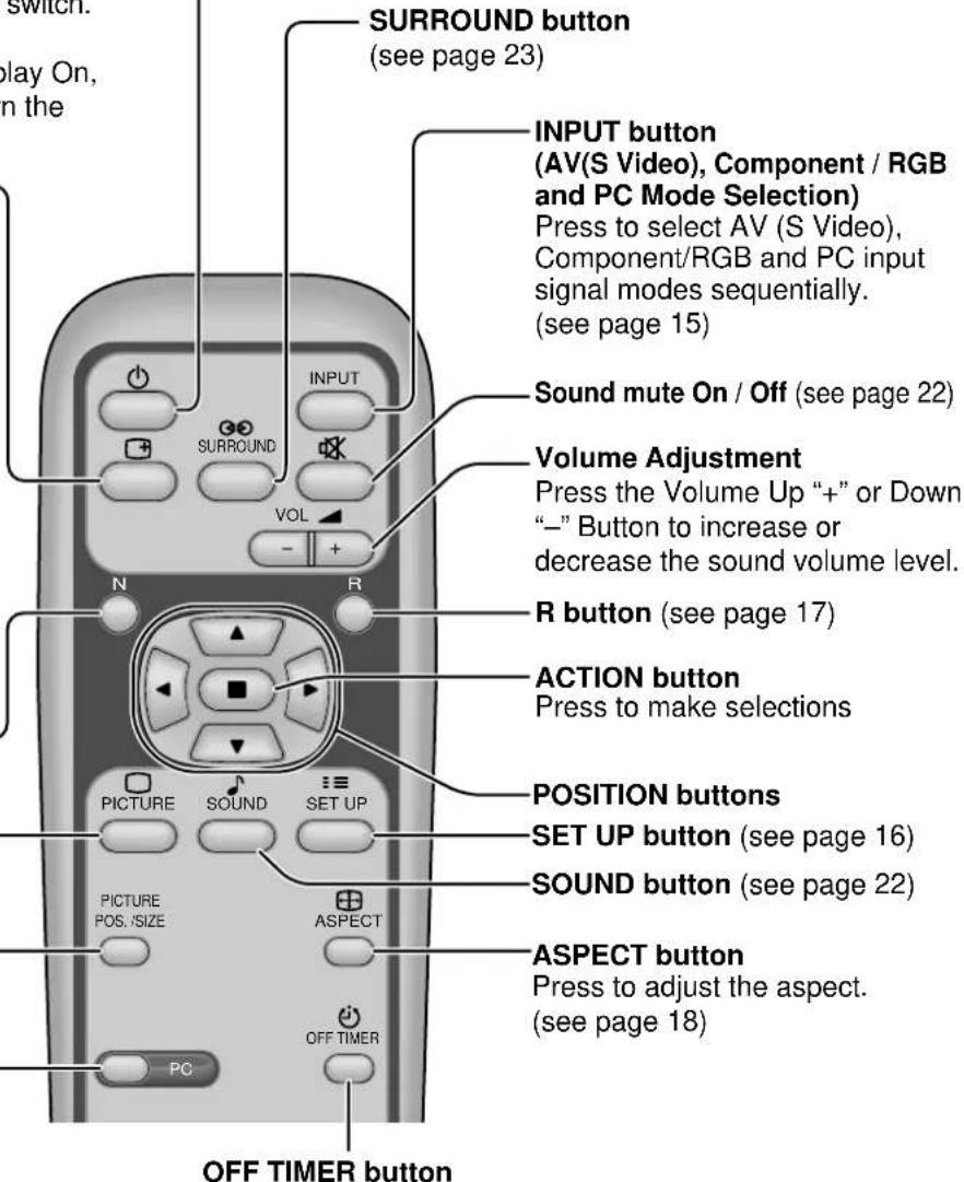 YAMAHA PDM1 - Stand-by (ON/OFF) button - 2