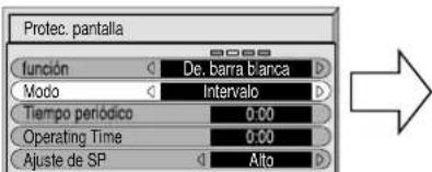 YAMAHA PDM1 - Establecimiento del tiempo de activación de Protec. Pantalla - 3