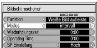 YAMAHA PDM1 - Einstellung der Zeit für den Bildschirmschoner - 3