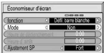 YAMAHA PDM1 - Affichage des menus sur l'écran avec la télécommande - 8