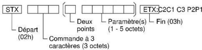 YAMAHA PDM1 - Format de base des données de contrôle - 1