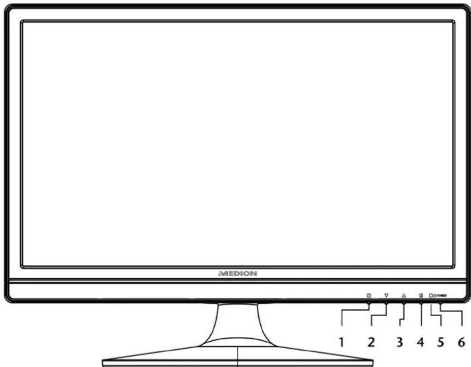 MEDION Akoya P54018 MD20338 - Bedienelemente - 1