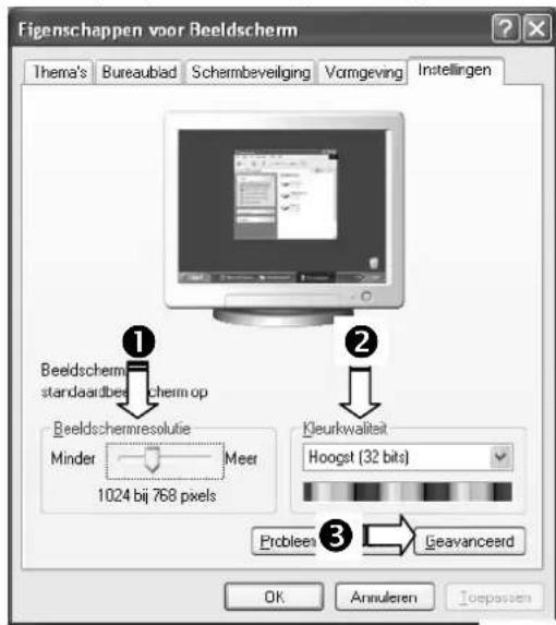 MEDION Akoya E51005 MD20138 - Beeldscherminstellingen onder Windows XP - 1