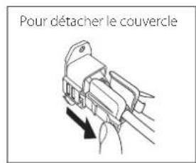 JVC DTV17G2 - Fixation du support de cordon d'alimentation - 4