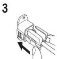 JVC DTV17G2 - Fixation du support de cordon d'alimentation - 3