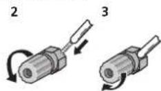 PIONEER XHM70DABK - Wenn Sie den mitgelieferten Laufsprecherdraht nicht verwenden - 2