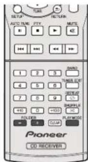 PIONEER XHM70DABK - Procedure de lecture de disques MP3/WMA avec le mode dossier activé - 2