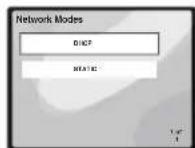 PIONEER XHM70DABK - Scegliere "Modes" dal menu Network Settings. - 1