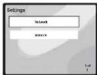 PIONEER XHM70DABK - Wahlen Sie „Network" aus dem Settings-Menu. - 1
